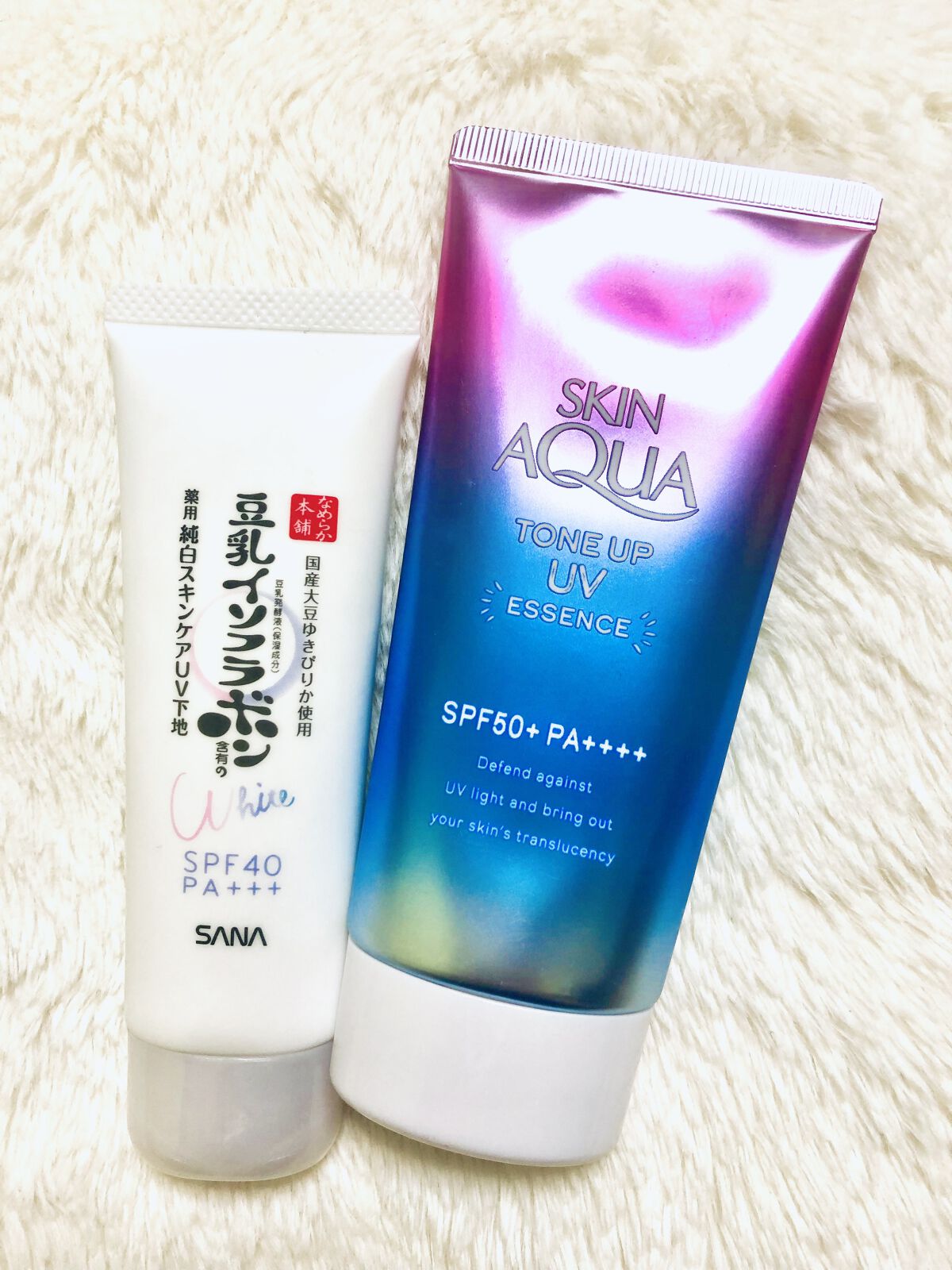 スキンアクア トーンアップUVエッセンス/スキンアクア/日焼け止めクリームを使ったクチコミ（1枚目）