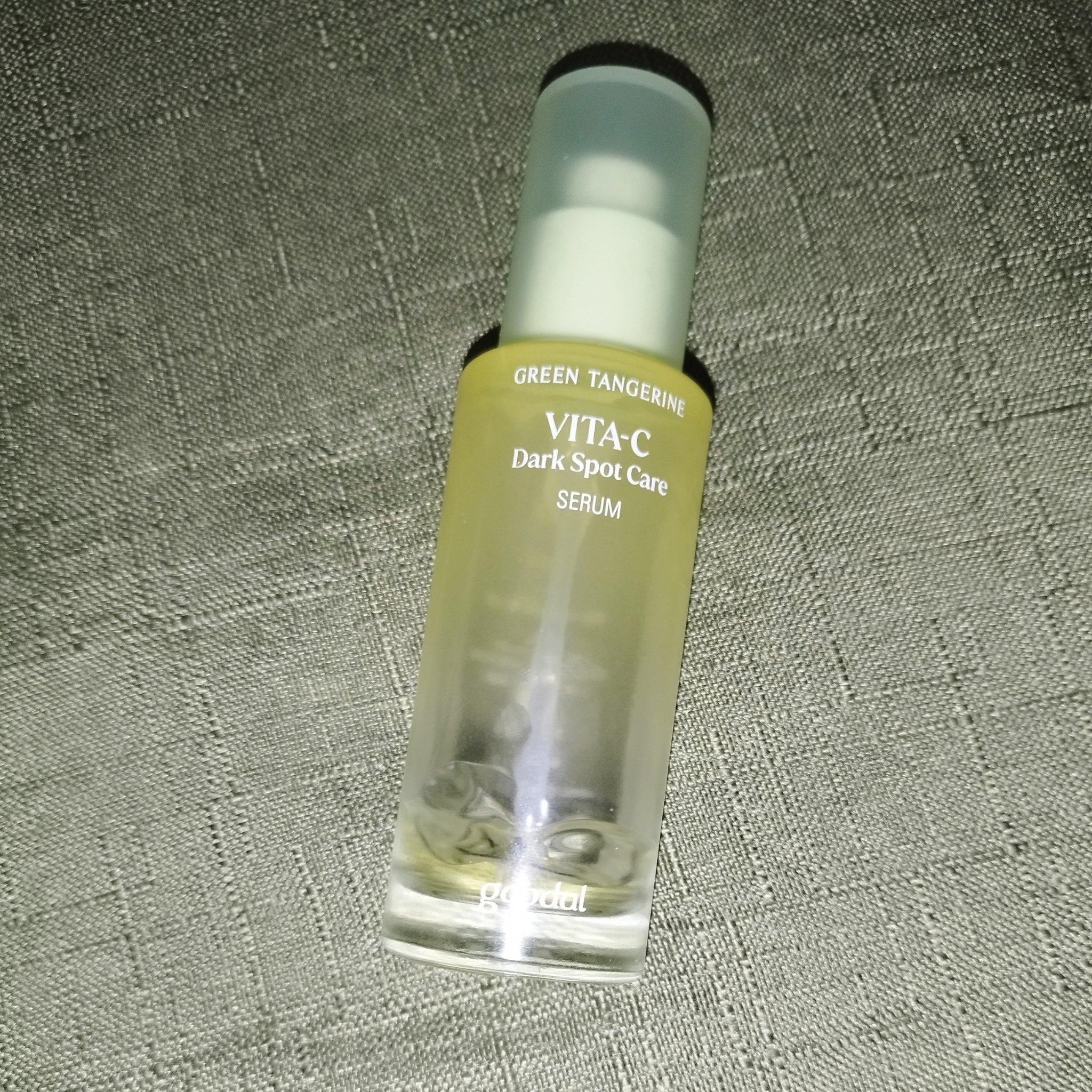 グリーンタンジェリン ビタC ダークスポットケアセラム/goodal/美容液を使ったクチコミ（1枚目）