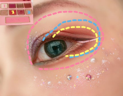 アイスパングルグリッター/HOLIKA HOLIKA/グリッターを使ったクチコミ(3枚目)