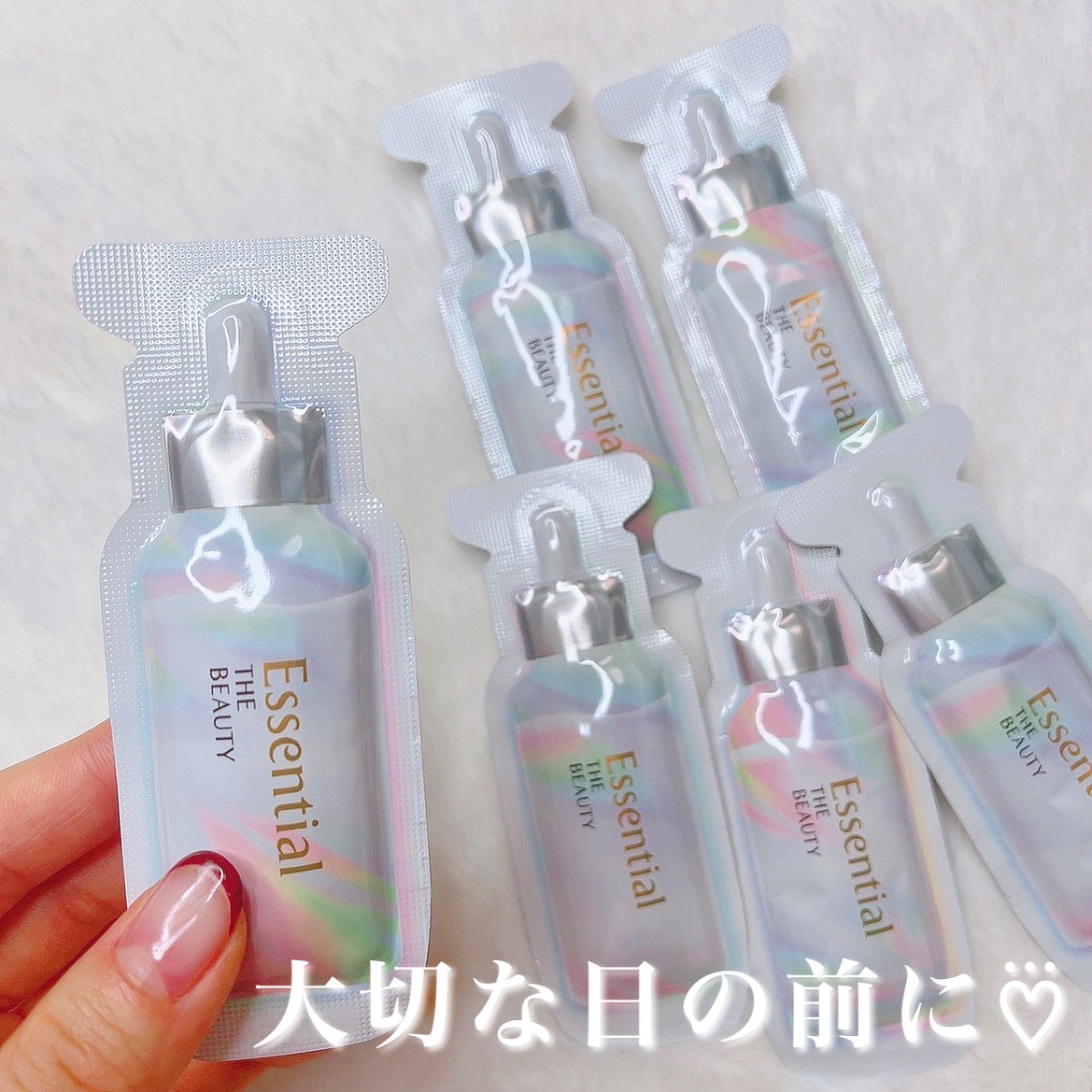 ザビューティ うるツヤチャージヘアパック/エッセンシャル/ヘアマスク・ヘアパックを使ったクチコミ（2枚目）