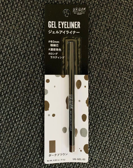UR GLAM GEL EYELINER/U R GLAM/ジェルアイライナーを使ったクチコミ(1枚目)