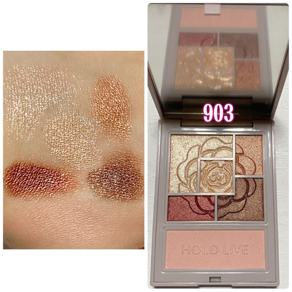 FAVORITE SILK SATIN EYESHADOW/HOLD LIVE/アイシャドウパレットを使ったクチコミ(4枚目)