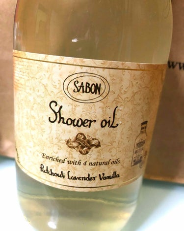  シャワーオイル パチュリ・ラベンダー・バニラ 500ml/SABON/ボディソープを使ったクチコミ（2枚目）