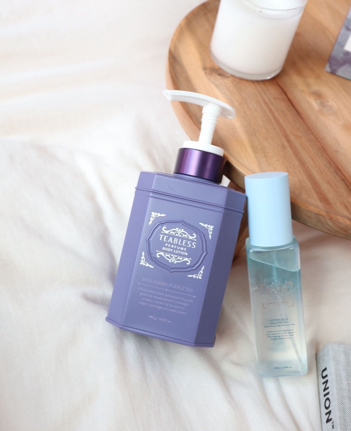 パフュームボディローション セイジアンバーパープルティー/TEABLESS/ボディローションを使ったクチコミ（2枚目）