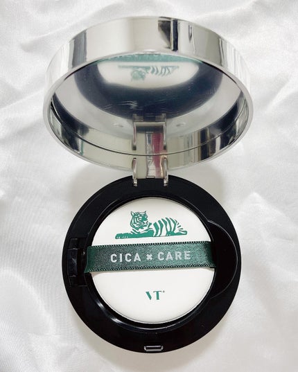 CICA エアリーフィットカバークッション/VT/クッションファンデーションを使ったクチコミ(4枚目)
