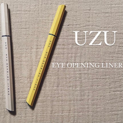 EYE OPENING LINER/UZU BY FLOWFUSHI/リキッドアイライナーを使ったクチコミ(1枚目)