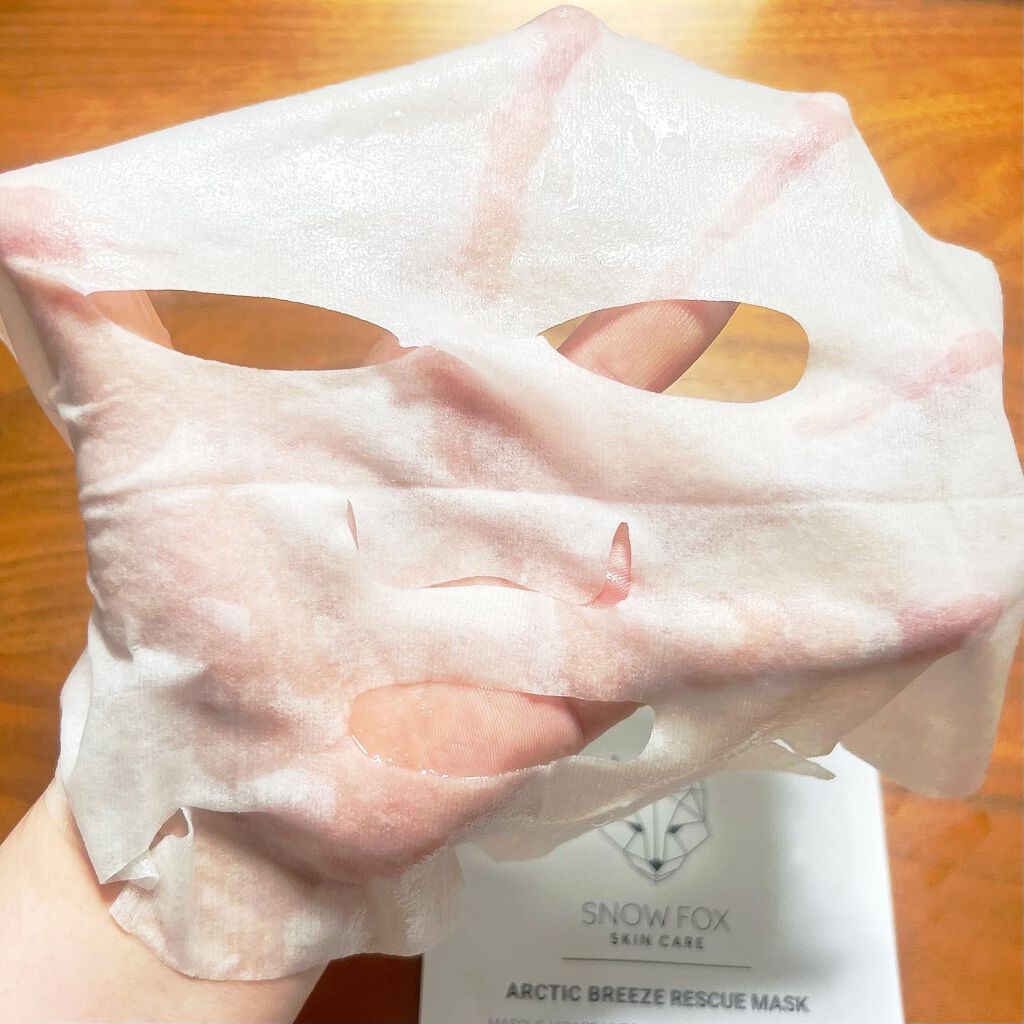 アークティック ブリーズ レスキュー マスク/SNOW FOX SKINCARE/シートマスク・パックを使ったクチコミ(3枚目)