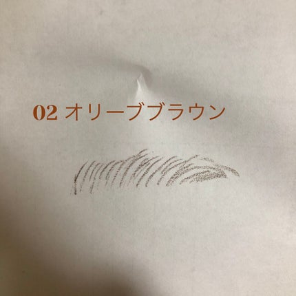 超細芯アイブロウ/CEZANNE/アイブロウペンシルを使ったクチコミ(2枚目)