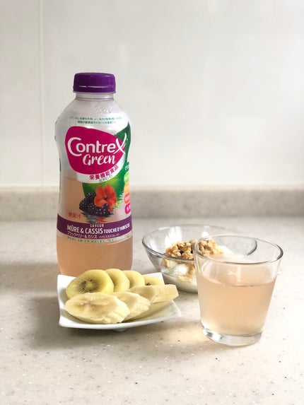 Contrex Green ブラックベリー&カシス ハイビスカスフレーバー/コントレックス/ドリンクを使ったクチコミ(2枚目)