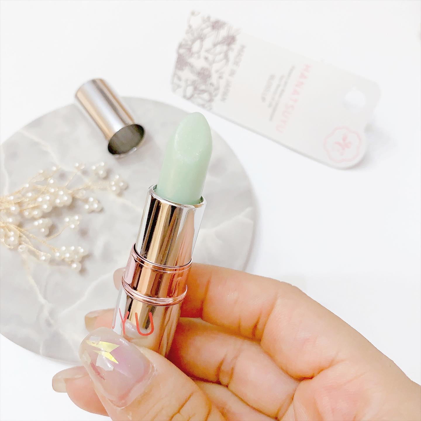 グロスリップ/HANATSUYU/リップバームを使ったクチコミ（3枚目）