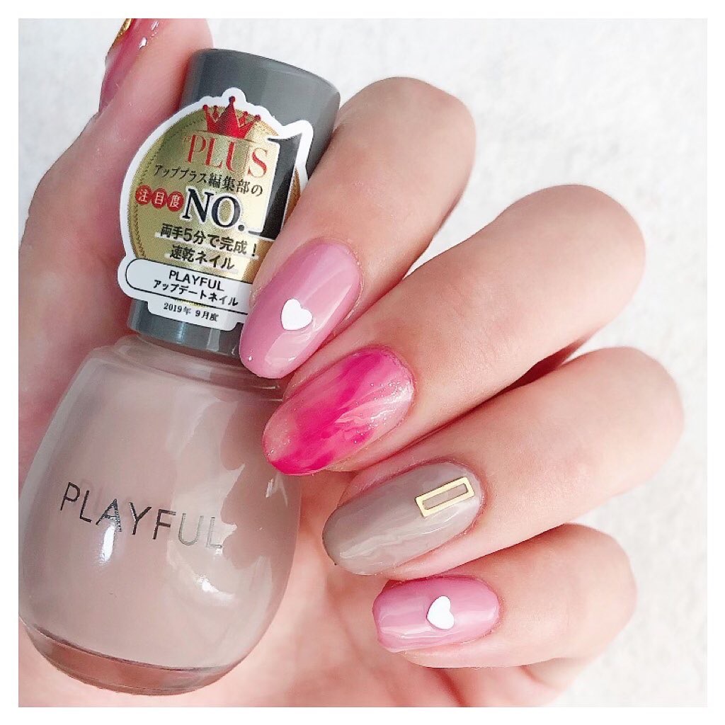 プレイフル アップデートネイル/PLAYFUL/オールインワンネイルを使ったクチコミ（1枚目）