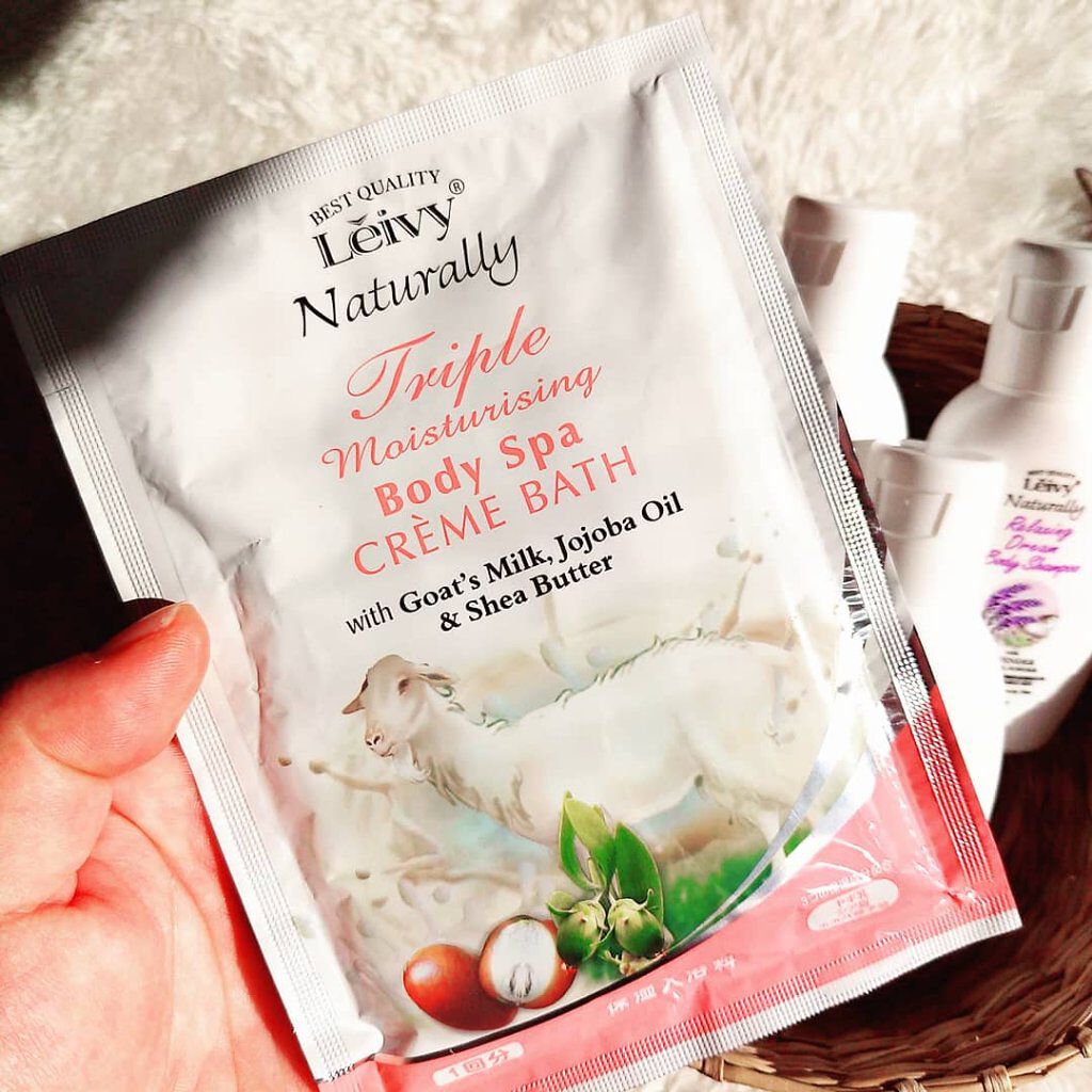 レイヴィー クリームバス ゴートミルク 1000ml/Leivy/保湿系入浴剤を使ったクチコミ（3枚目）