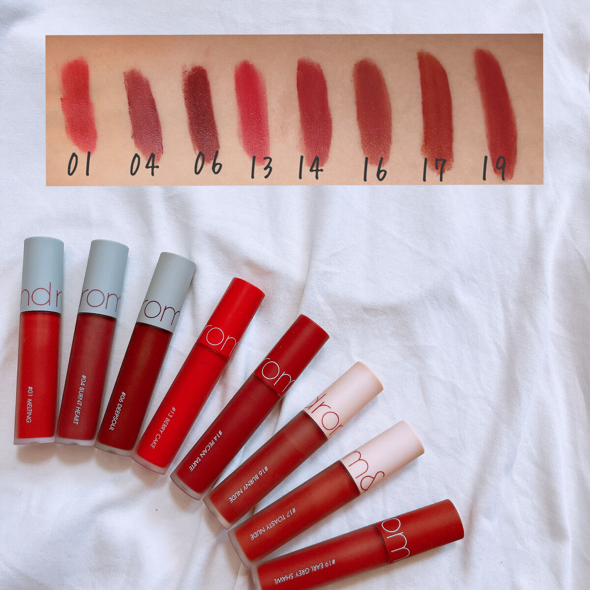 ゼロベルベットティント 13 ベリーケーキ(BERRY CAKE)/rom&nd/リップティントを使ったクチコミ（2枚目）