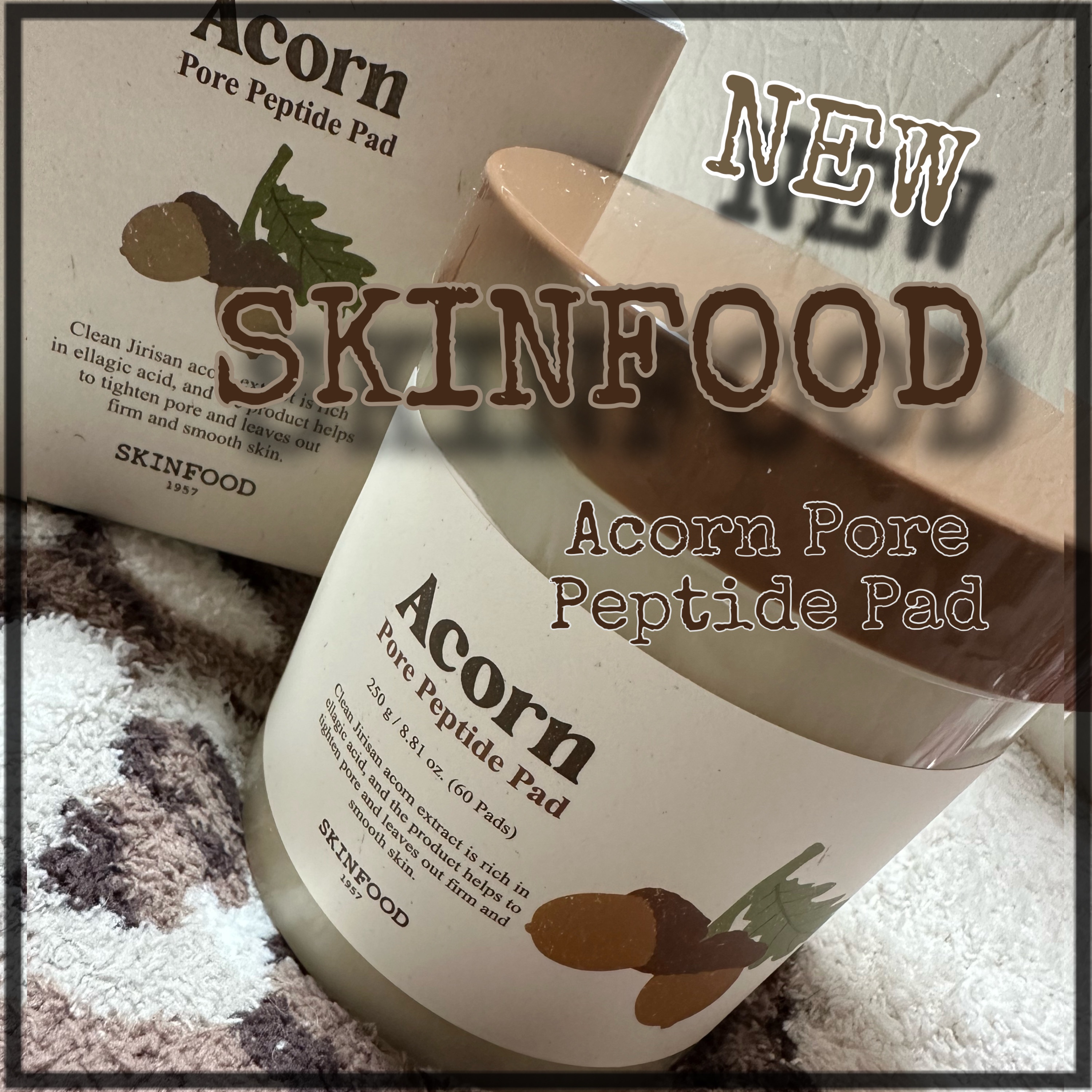 どんぐり ポア ペプチド パッド/SKINFOOD/トナーパッドを使ったクチコミ（1枚目）