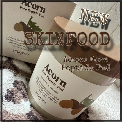 どんぐり ポア ペプチド パッド/SKINFOOD/トナーパッドを使ったクチコミ(1枚目)