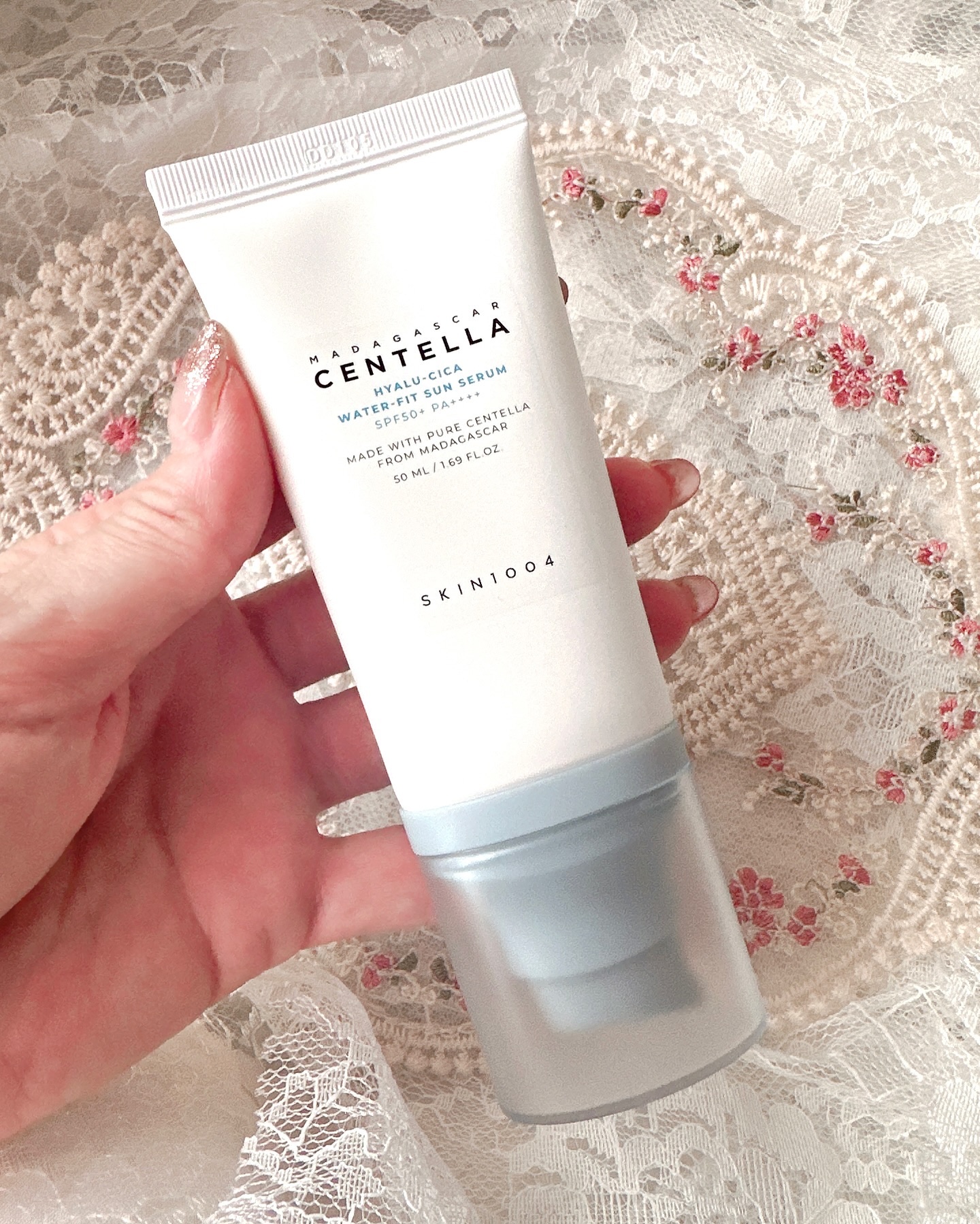 ヒアルーシカ ウォーターフィット サンセラム/SKIN1004/日焼け止めローションを使ったクチコミ（2枚目）