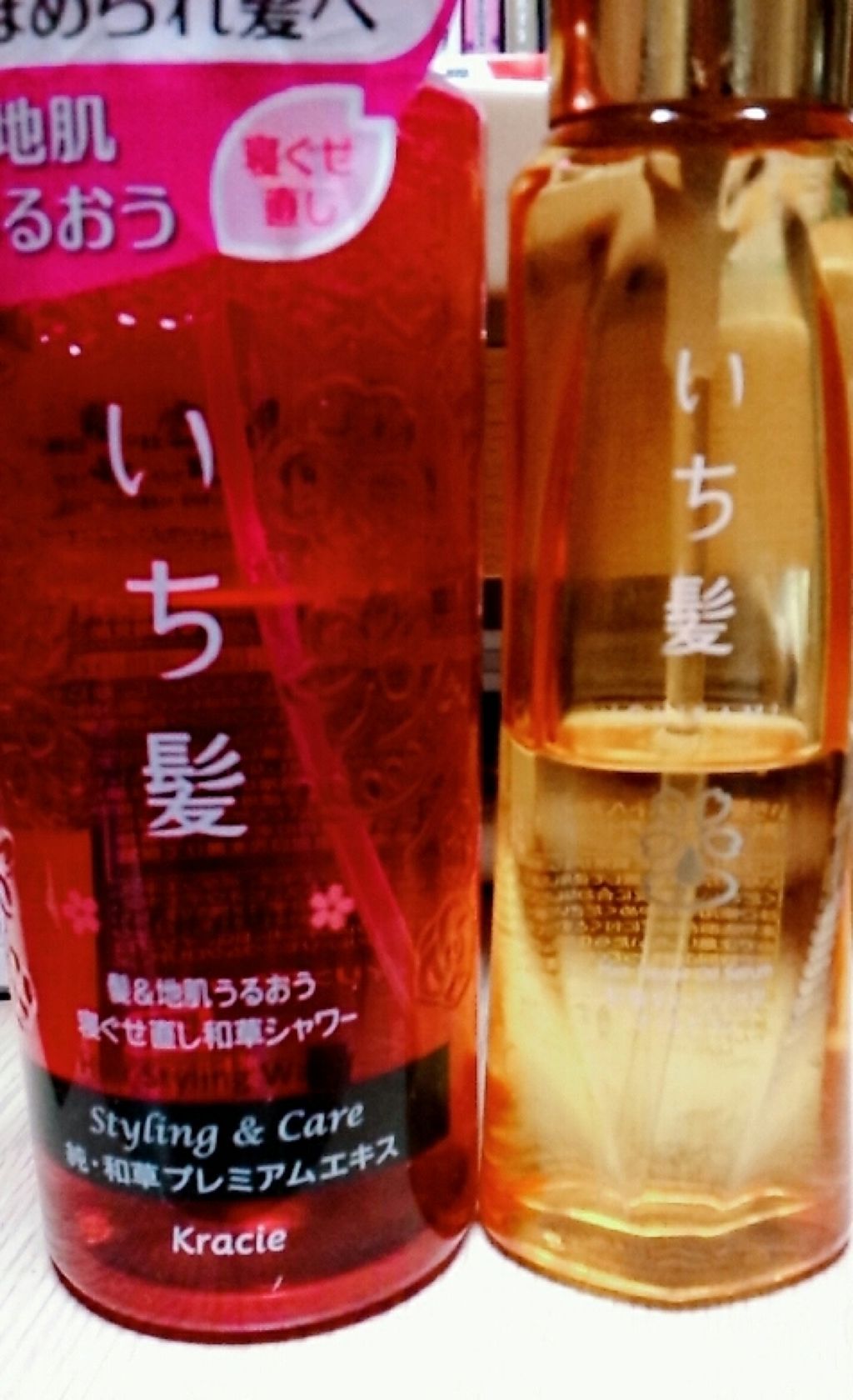 髪＆地肌うるおう寝ぐせ直し和草シャワー/いち髪/ヘアミストを使ったクチコミ（1枚目）