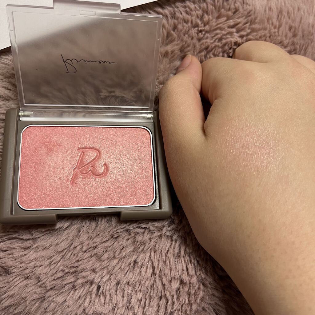 ヴェールグロウチーク 03 シェルピンク/Ririmew/パウダーチークを使ったクチコミ（3枚目）