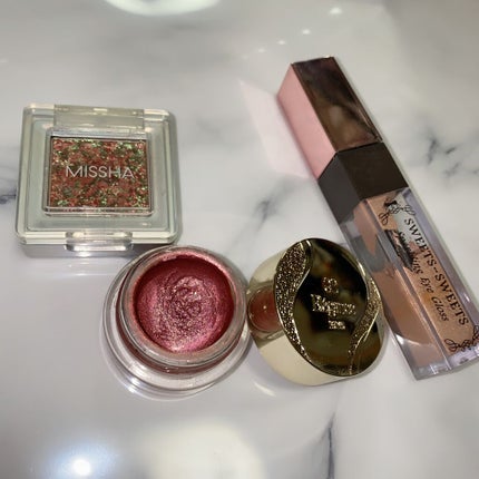 スパークリングアイグロス/スウィーツ スウィーツ/リキッドアイシャドウを使ったクチコミ(7枚目)