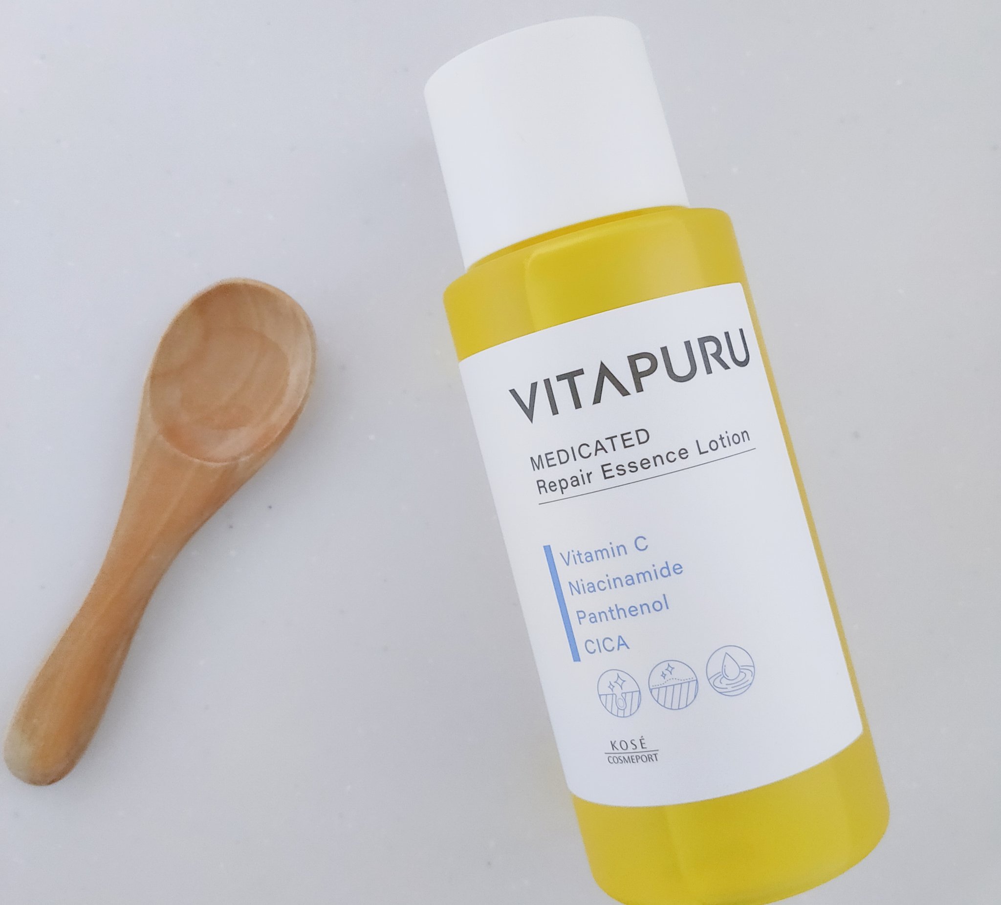  ビタプル リペア エッセンスローション/VITAPURU/化粧水を使ったクチコミ（3枚目）