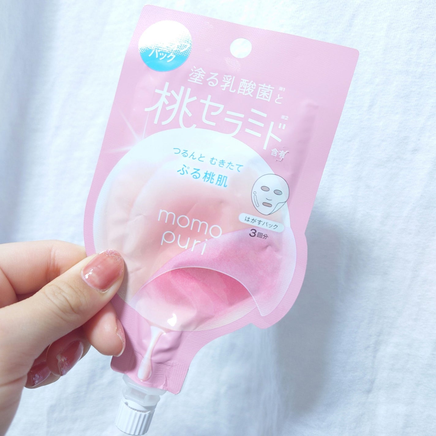 ももぷり フレッシュピールオフパック/ももぷり/ピーリングを使ったクチコミ(1枚目)