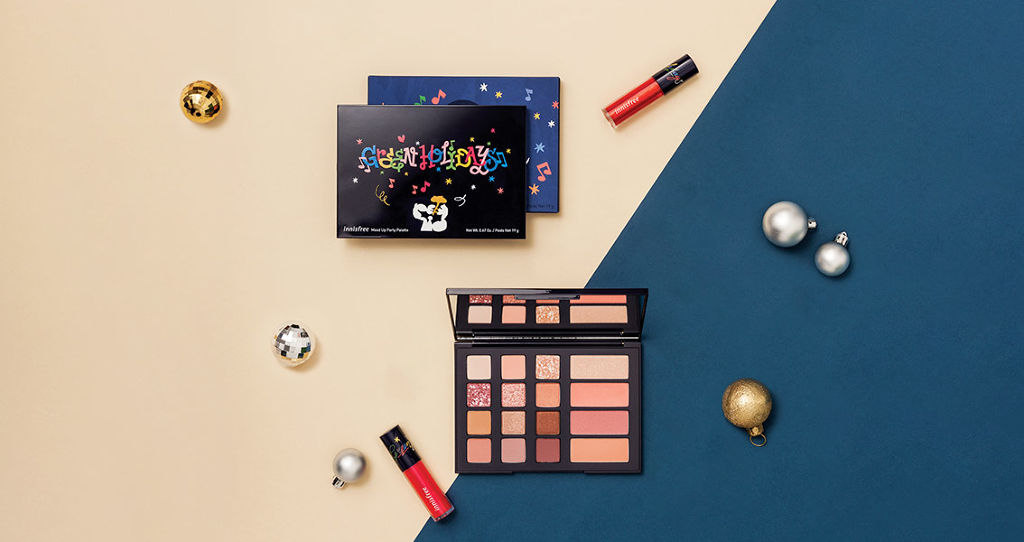 ムードアップパーティ パレット 2019 Holiday Limited Edition/innisfree/メイクアップキットを使ったクチコミ（1枚目）