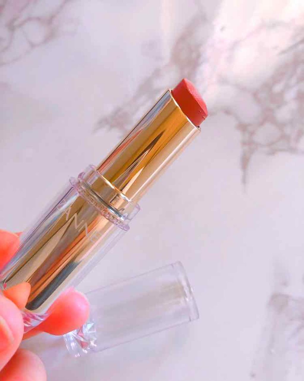 ラスティンググロスリップ/CEZANNE/口紅を使ったクチコミ(1枚目)