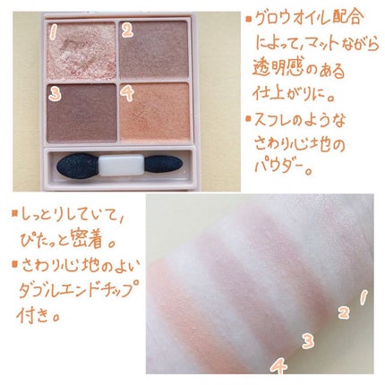 シルキースフレアイズ(マットタイプ)/キャンメイク/アイシャドウパレットを使ったクチコミ(2枚目)