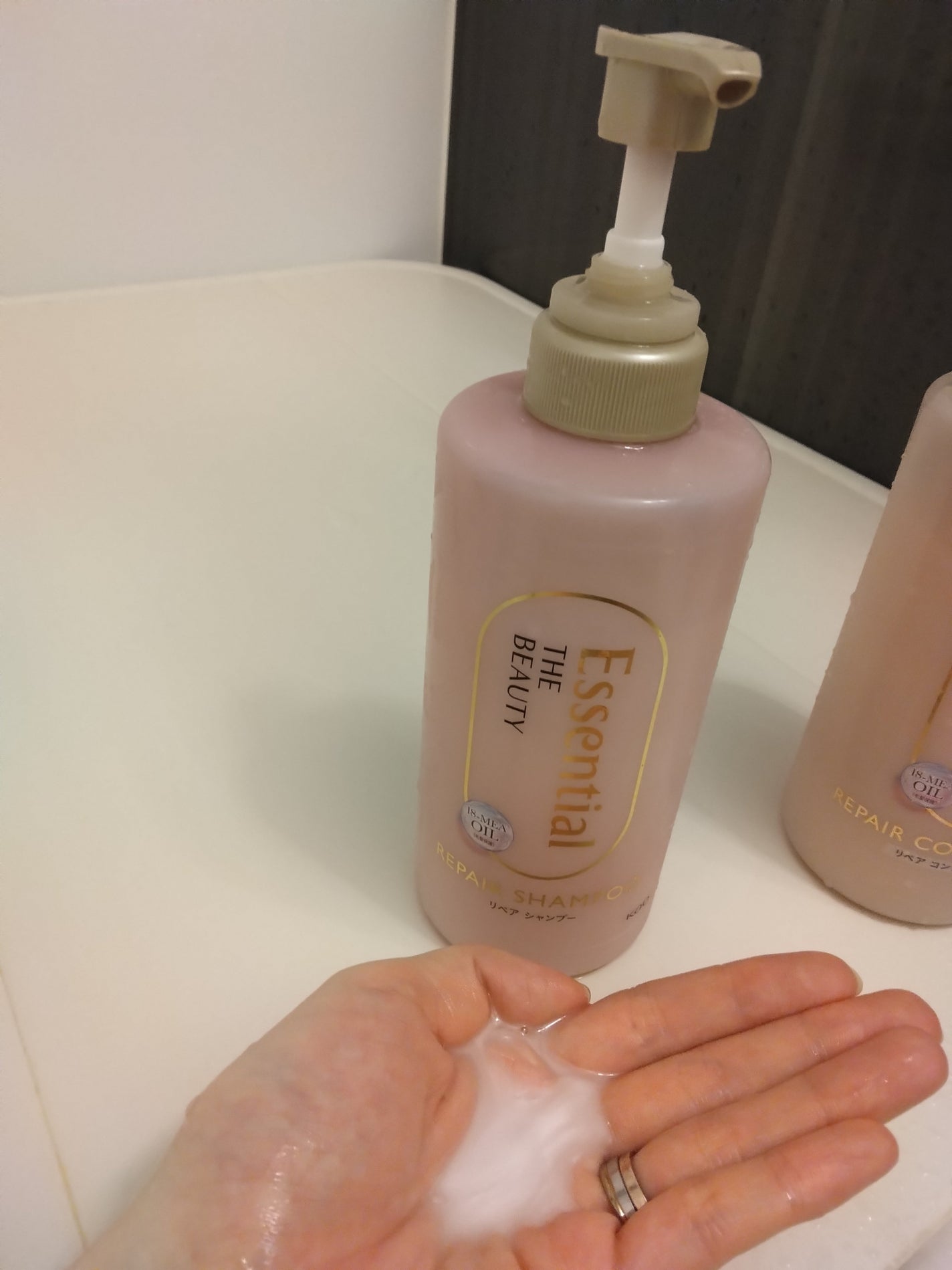 ザビューティ リペアシャンプー・コンディショナー/エッセンシャル/市販シャンプーを使ったクチコミ(2枚目)