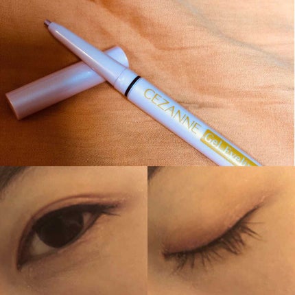 ジェルアイライナー/CEZANNE/ジェルアイライナーを使ったクチコミ(1枚目)