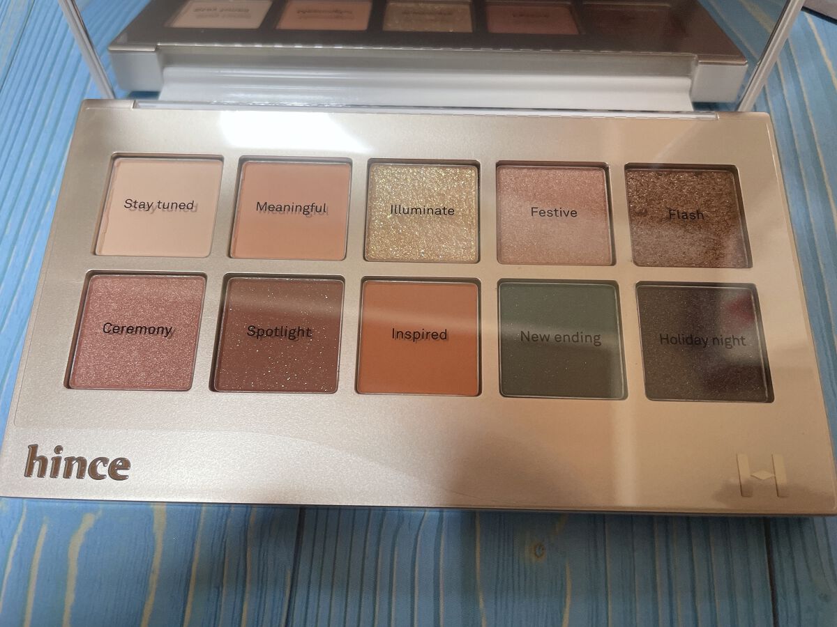 ニューデップスアイシャドウパレット/hince/アイシャドウパレットを使ったクチコミ(2枚目)
