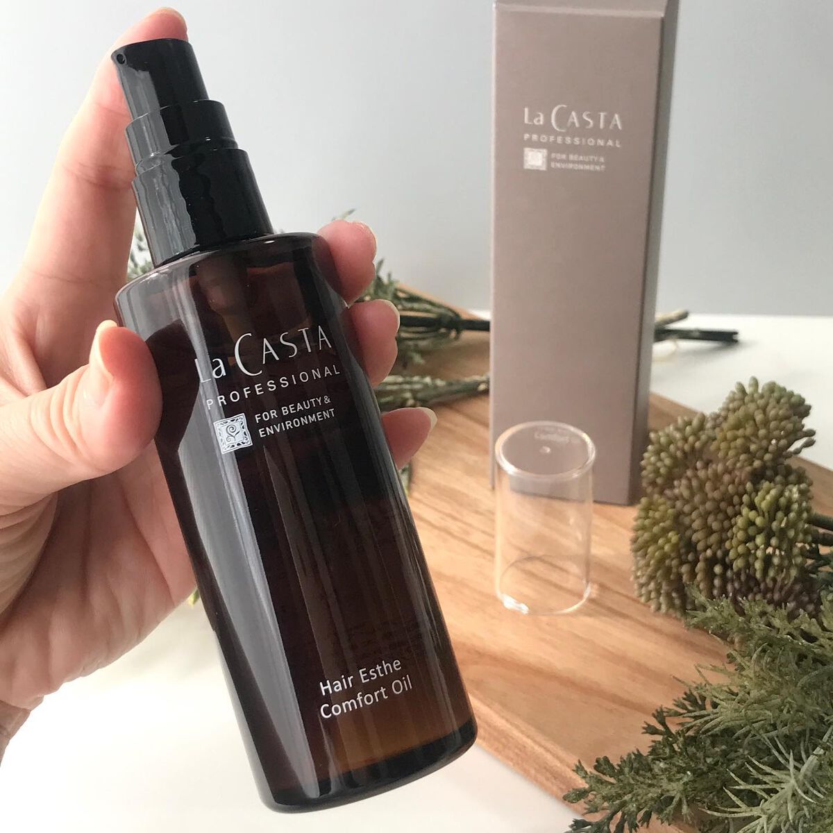 プロフェッショナル  ヘアエステ コンフォート オイル /ラ・カスタ　プロフェッショナル/ヘアオイルを使ったクチコミ（2枚目）