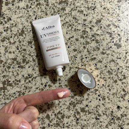 ウォータフルトーンアップサンクリーム/ダルバ/日焼け止めクリームを使ったクチコミ(3枚目)