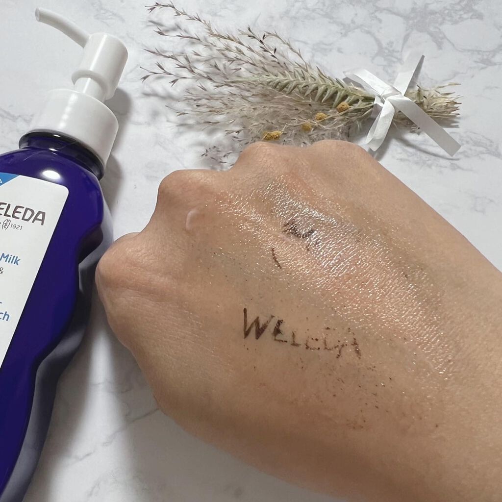 モイスチャー クレンジングミルク/WELEDA/ミルククレンジングを使ったクチコミ(3枚目)