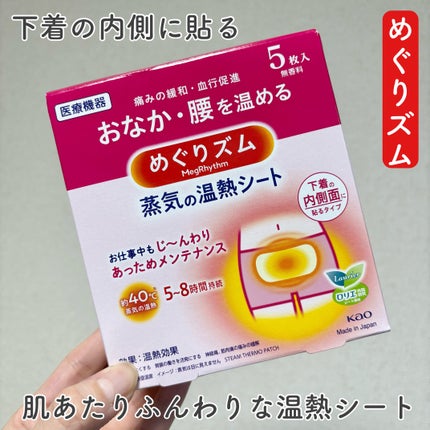 蒸気の温熱シート 下着の内側面に貼るタイプ/めぐりズム/その他を使ったクチコミ(1枚目)