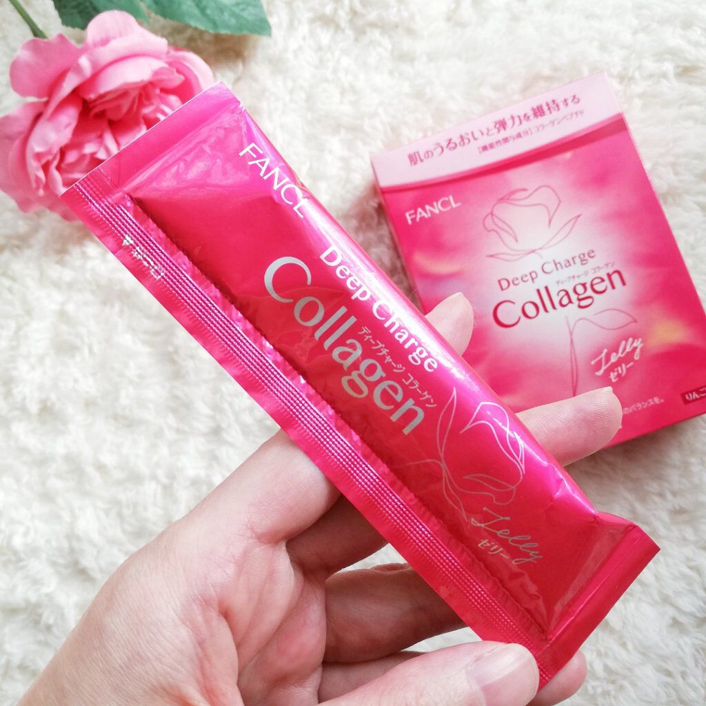 ディープチャージ  コラーゲン スティックゼリー/ファンケル/美容サプリメントを使ったクチコミ（2枚目）