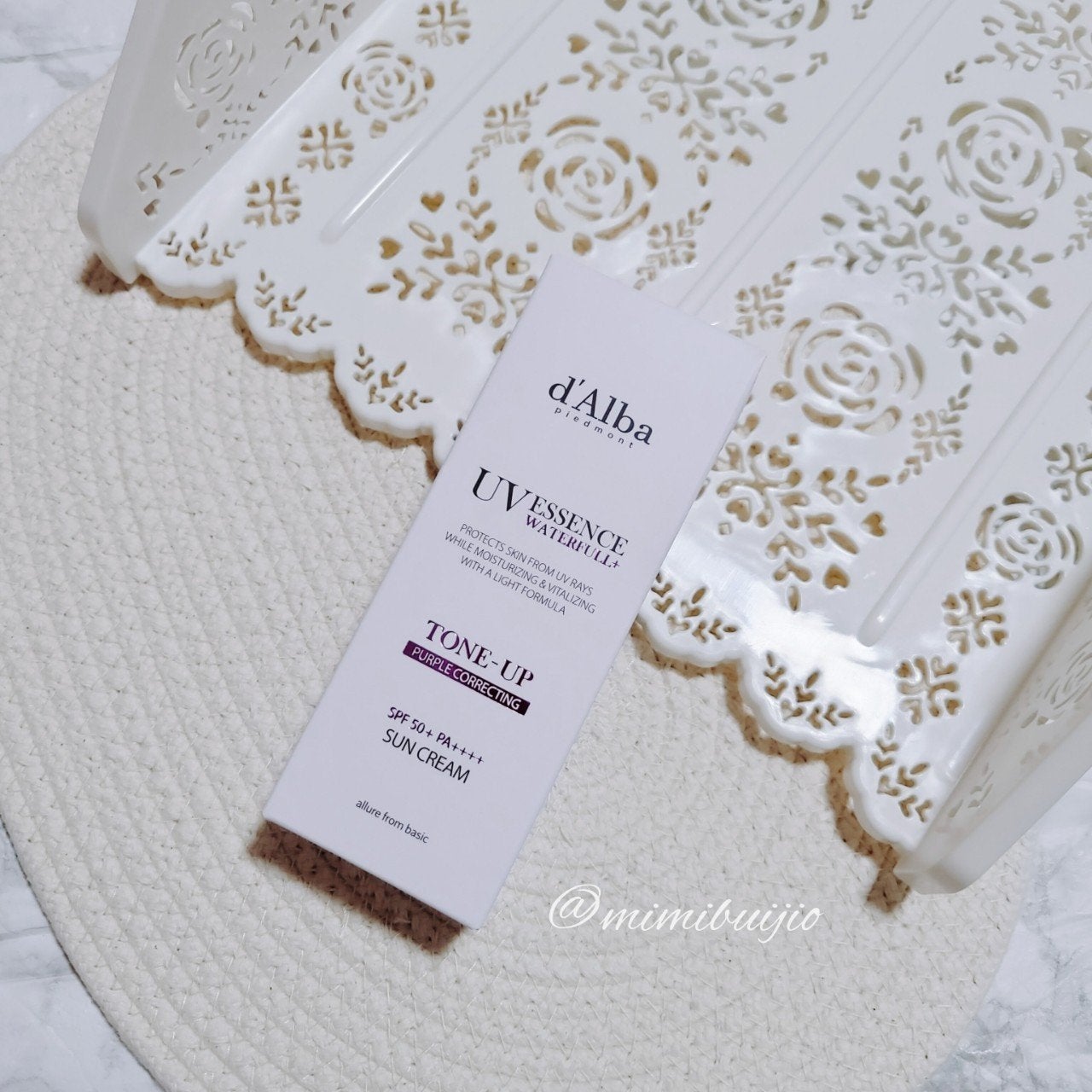 ダルバ ウォータフル トーンアップ サンクリーム(パープル)/ダルバ/日焼け止めクリームを使ったクチコミ(7枚目)