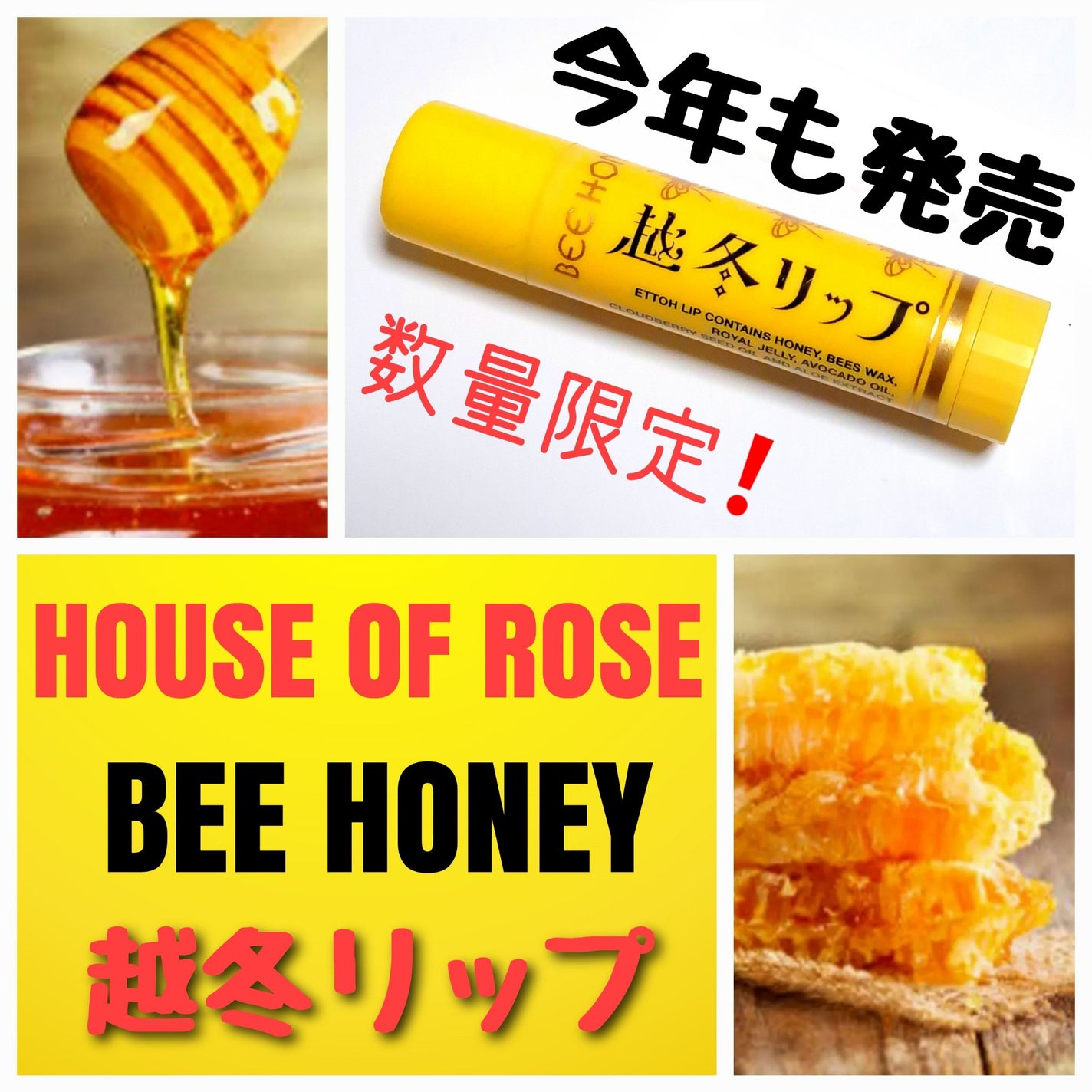 越冬リップ/ビーハニー/リップクリームを使ったクチコミ(1枚目)