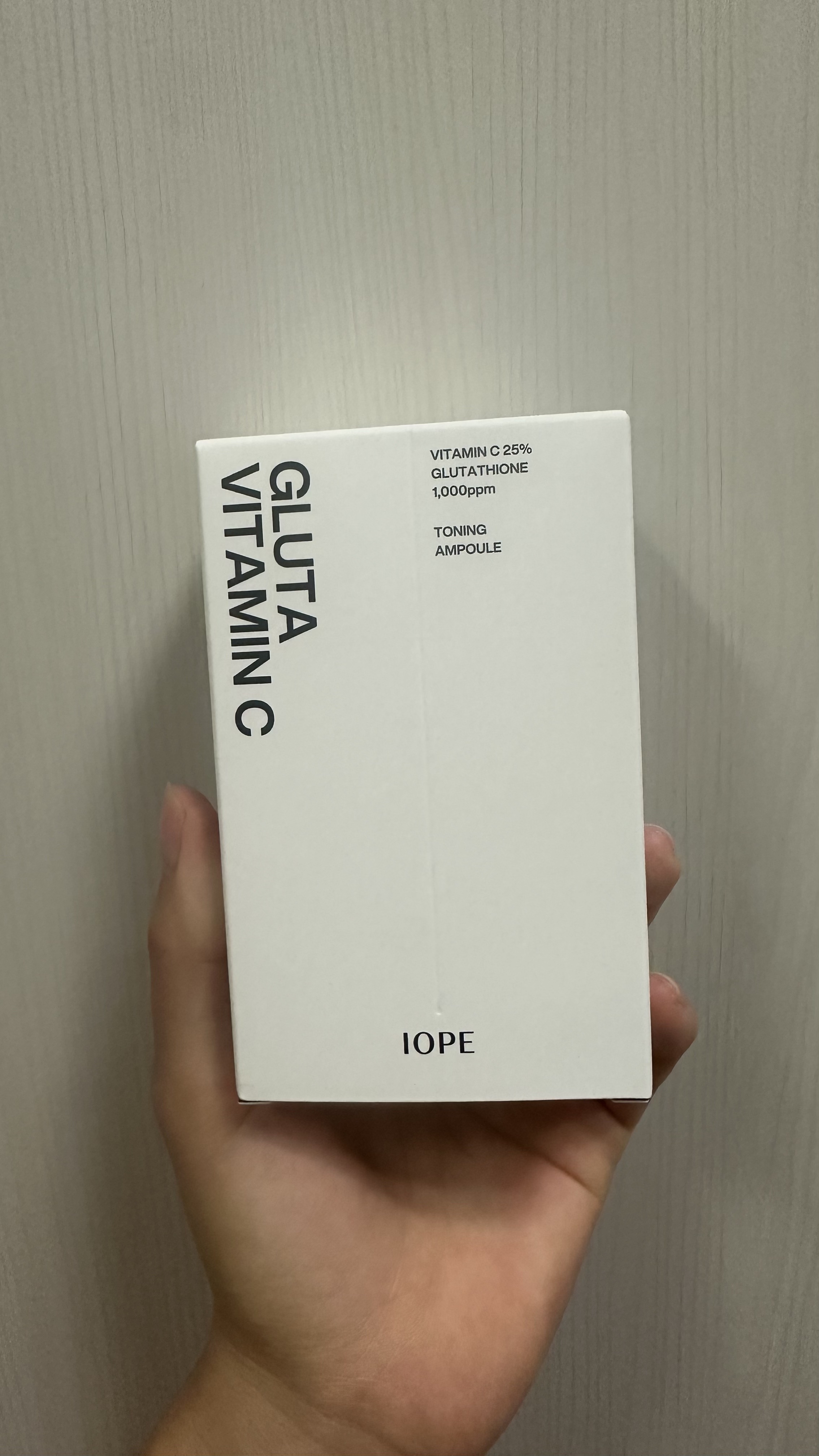 グルタ ビタミンC トーニング アンプル/IOPE/美容液を使ったクチコミ（1枚目）