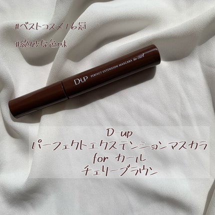 パーフェクトエクステンション マスカラ for カール/D-UP/マスカラを使ったクチコミ(1枚目)