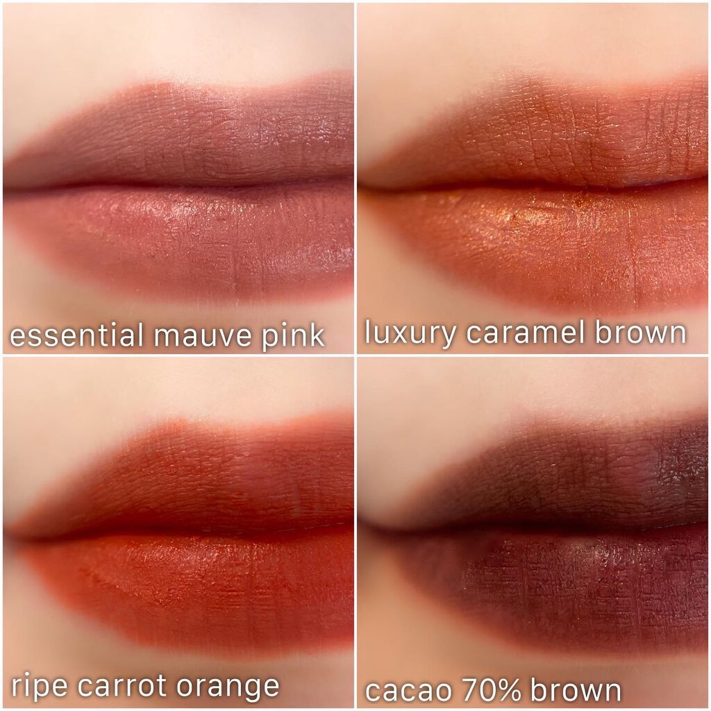 my confidence lip souffle matte  ripe carrot orange（食べ頃のキャロットオレンジ）/vim BEAUTY/口紅を使ったクチコミ（3枚目）