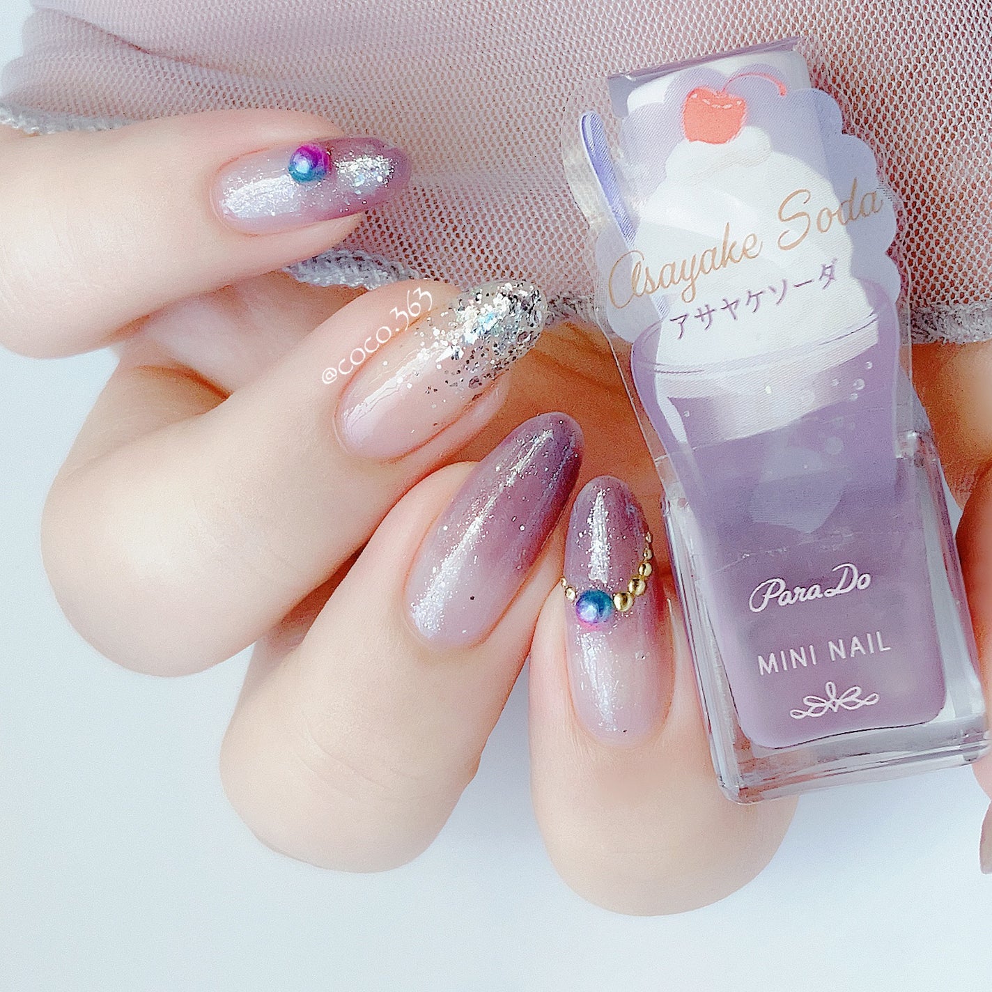 ミニネイル/パラドゥ/マニキュアを使ったクチコミ(5枚目)