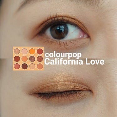 California Love/ColourPop/アイシャドウパレットを使ったクチコミ（1枚目）