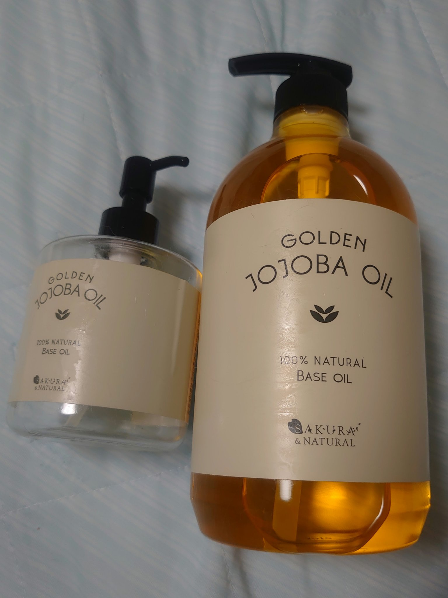 ゴールデンホホバオイル/SAKURA&NATURAL/ボディオイルを使ったクチコミ（2枚目）