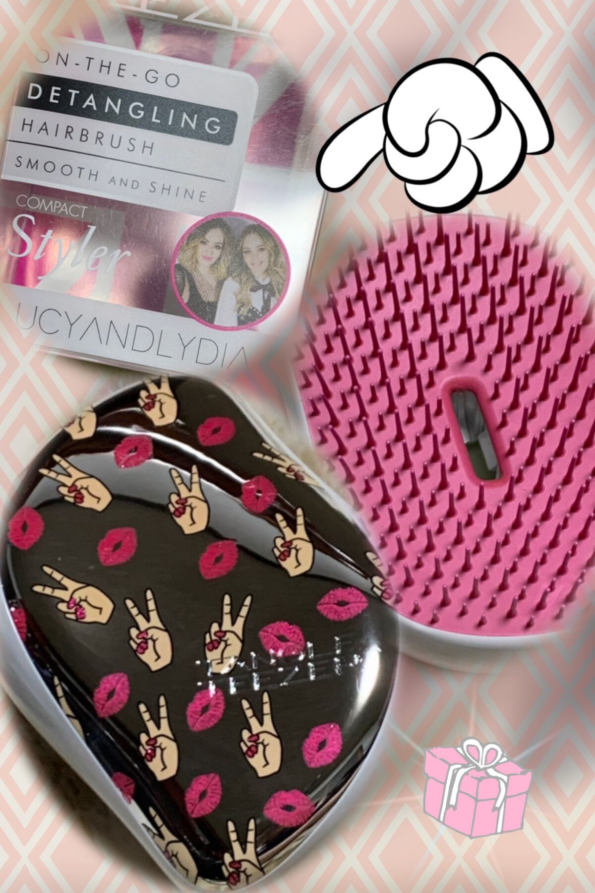 コンパクトスタイラー ルーシー＆リディア/TANGLE TEEZER/ヘアブラシを使ったクチコミ（1枚目）