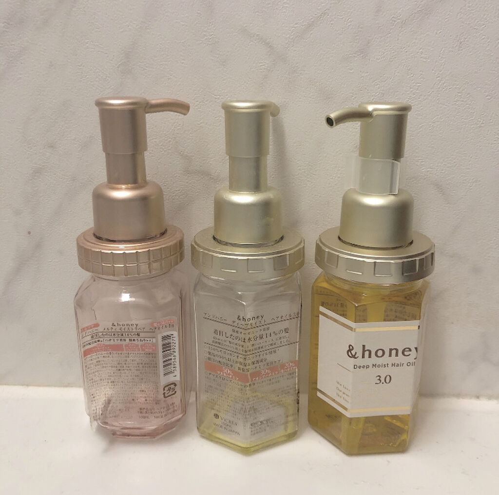 &honey メルティ モイストリペア ヘアオイル 3.0/&honey/ヘアオイルを使ったクチコミ（2枚目）