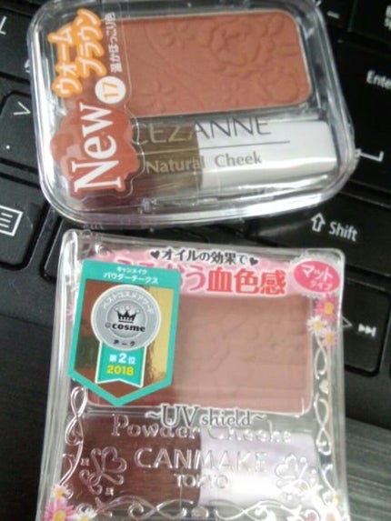 ナチュラル チークN/CEZANNE/パウダーチークを使ったクチコミ(2枚目)