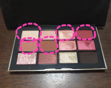 ナーズイスト ウォンテッド アイシャドーパレット/NARS/アイシャドウパレットを使ったクチコミ(2枚目)