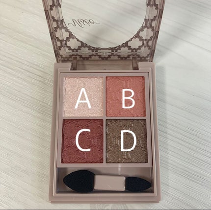 グロッシーリッチ アイズ N/Visée/アイシャドウパレットを使ったクチコミ(2枚目)