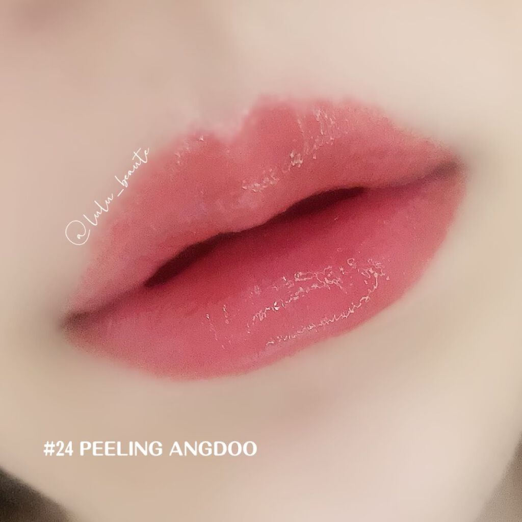 ジューシーラスティングティント/rom&nd/リップティントを使ったクチコミ（3枚目）